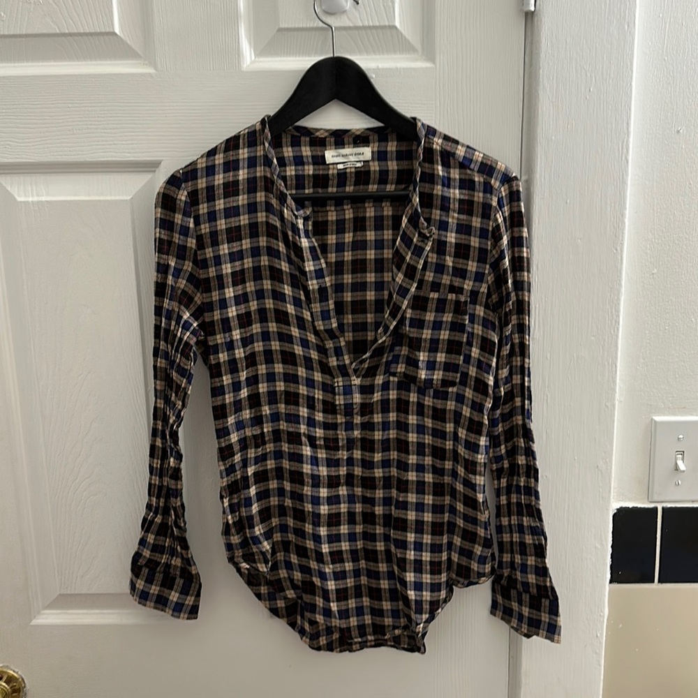 Isabel Marant Etoile Plaid Shirt